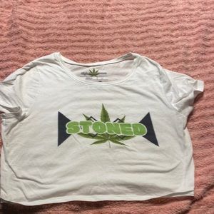 Womens cropped shirt